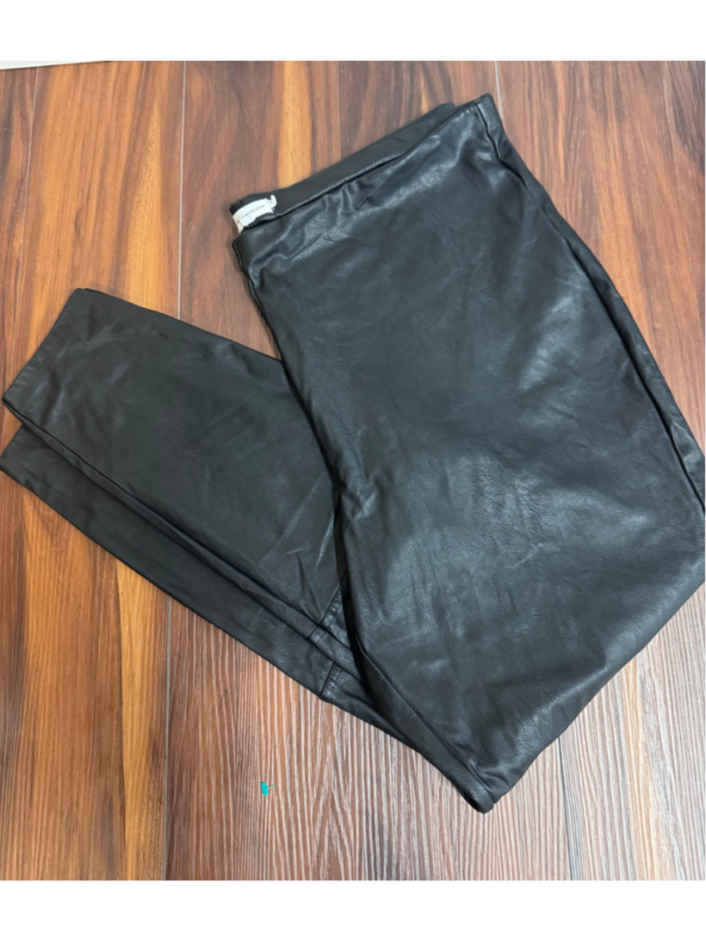 Women's Good American Faux Leather Leggings Black Size 8
